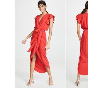 NWOT Amanda Uprichard Martinique Dress Lipstick Red Sz M